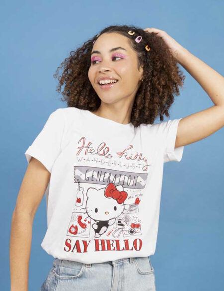 Polo Tizza Hello Kitty Say Hello