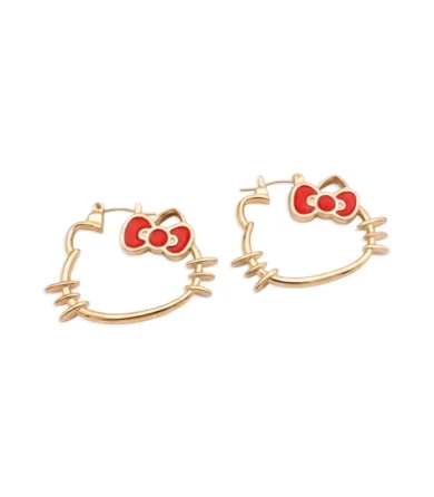 Aretes Hello Kitty B130 Dorado