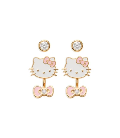 Aretes Hello Kitty B131 Dorado