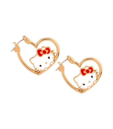 Aretes Hello Kitty B136 Dorado