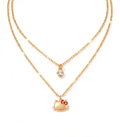 Collar Hello Kitty B139 Dorado