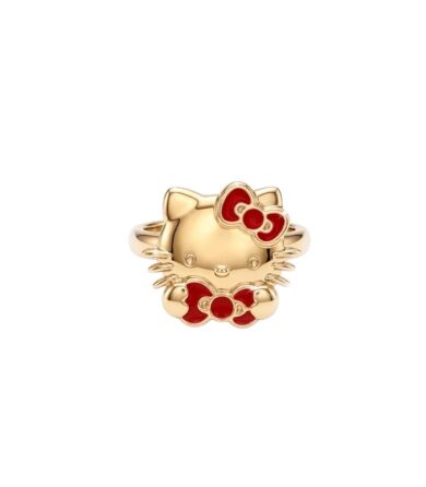 Anillo Hello Kitty B148 Dorado