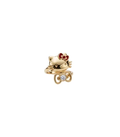 Anillo Hello Kitty B152 Dorado